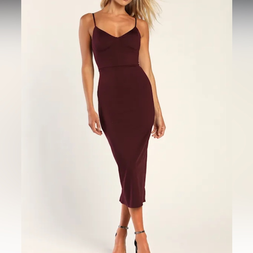 Bustier Midi Dress